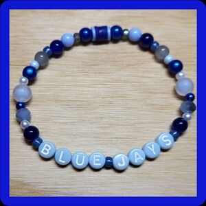 Blue Jays- Friendship Bracelet, Size 8"